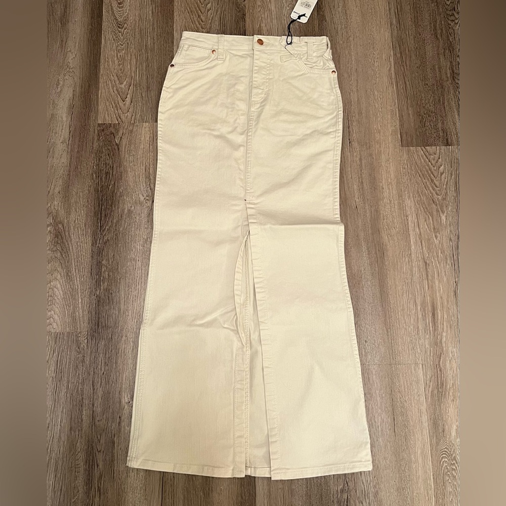 White Maxi Skirt jeans
